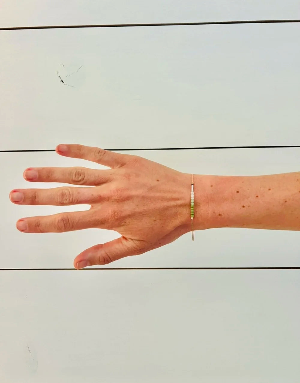 the tiny beaded bracelet