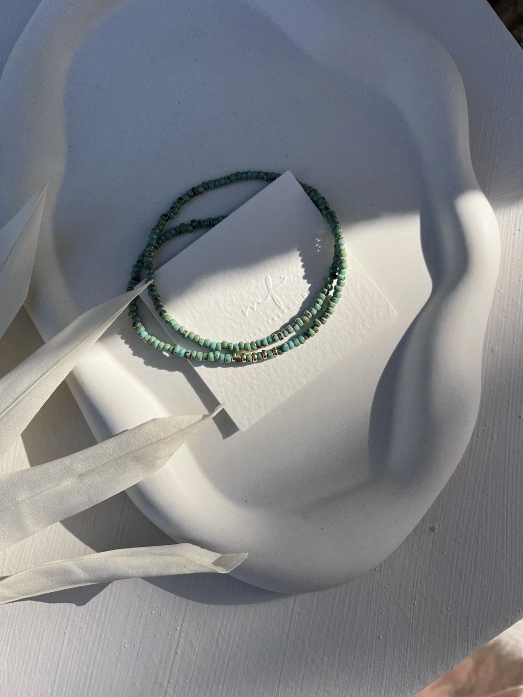 the golden pine necklace
