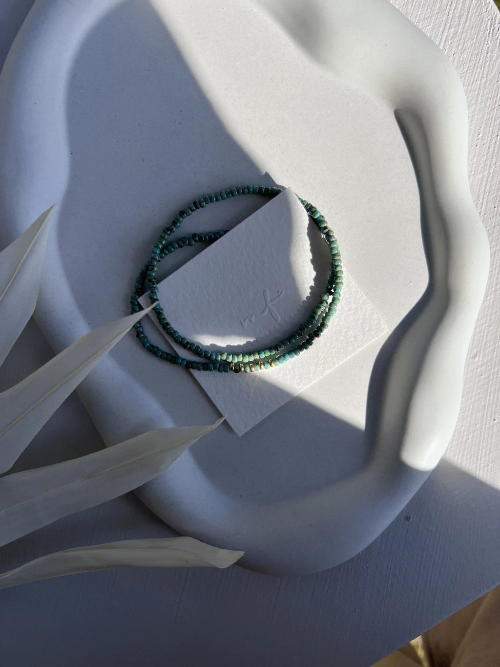 the golden pine necklace