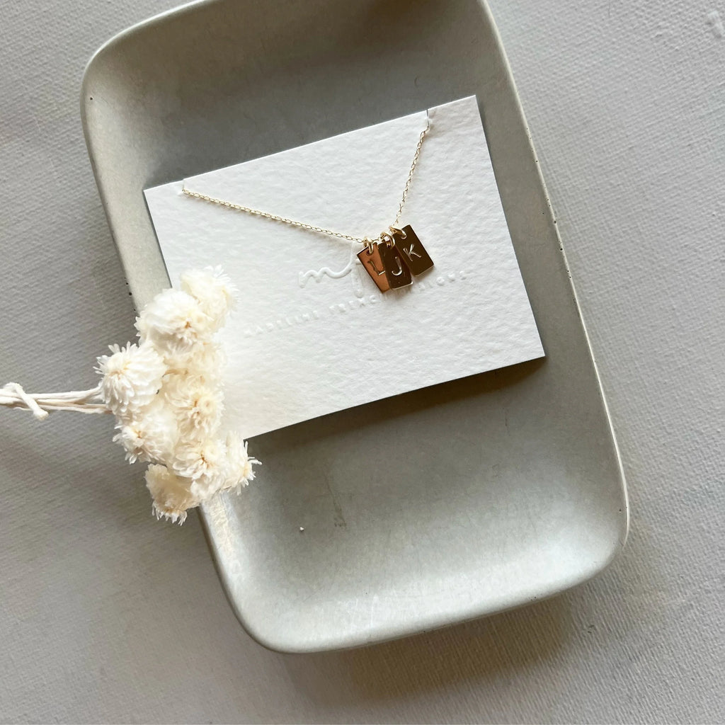 tiny rectangle charm