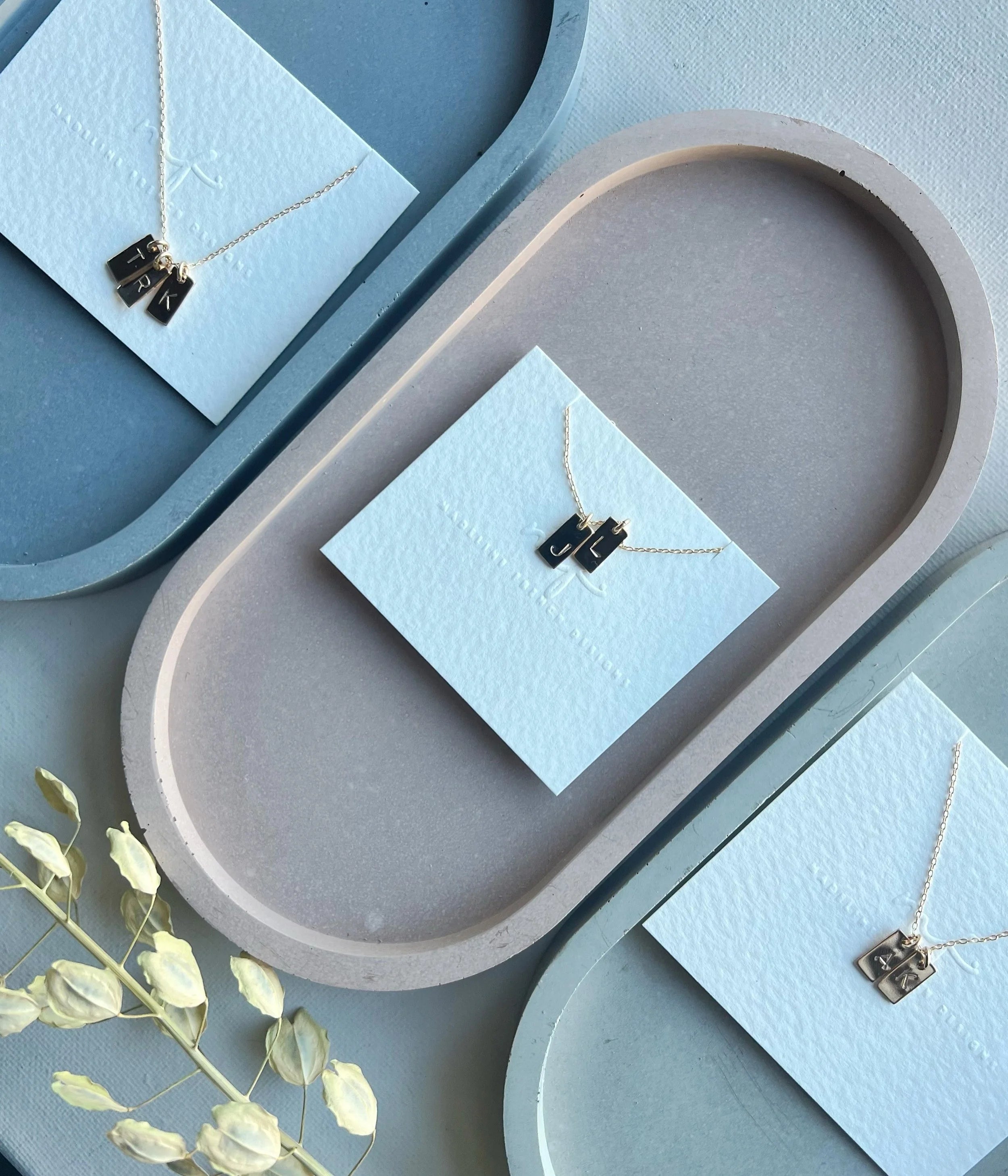 tiny rectangle charm