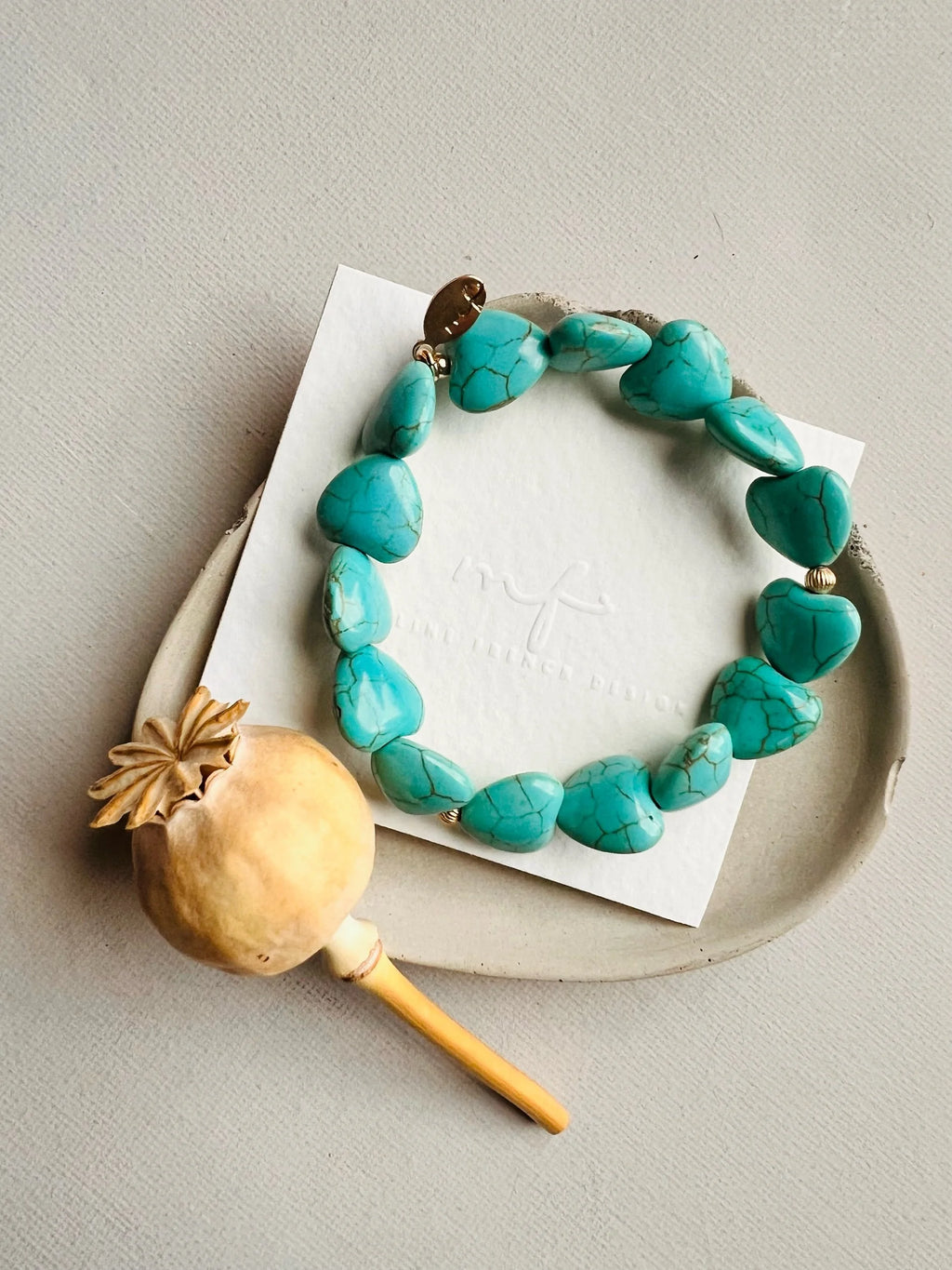 turquoise grounder bracelet